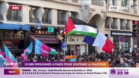 10.000 personnes à Paris pour soutenir la Palestine