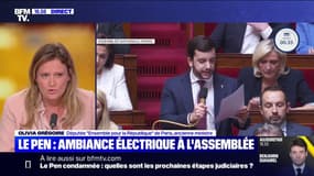 Procès RN: "Je ne cède pas à la tentation de la victime Marine Le Pen, elle est coupable", affirme Olivia Grégoire (Ensemble) 