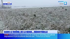 Rhône: de la neige industrielle dans le département
