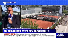 Roland-Garros: le directeur du tournoi Guy Forget "ne souhaite pas" un huis-clos