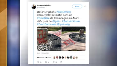 Des photos des profanations
