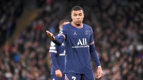 Kylian Mbappé sous le maillot du PSG