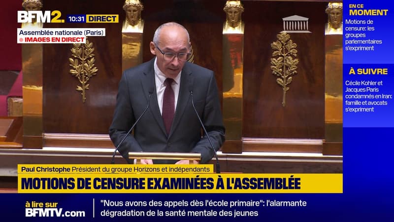 Censure: Horizons votera contre mais critique la suspension de la réforme des retraites