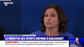 Roxana Maracineanu répond à Didier Gailhaguet: dans un tel contexte, "c'est de la responsabilité d'un président de démissionner"