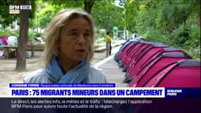 Paris: 75 migrants mineurs dans un campement au coeur du 11e arrondissement
