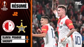 Résumé : Slavia Prague 6-0 Sheriff Tiraspol - Ligue Europa (2e journée)