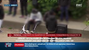 Stalingrad: l'enfer continue pour les riverains:  Patricia, habitante du quartier, fondatrice du Collectif 19:, témoigne: "J'ai vu la vidéo d'un viol en direct"