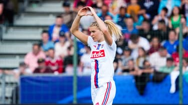 Ada Hegerberg lors de la finale de la Coupe de France féminine, le 13 mai 2023.