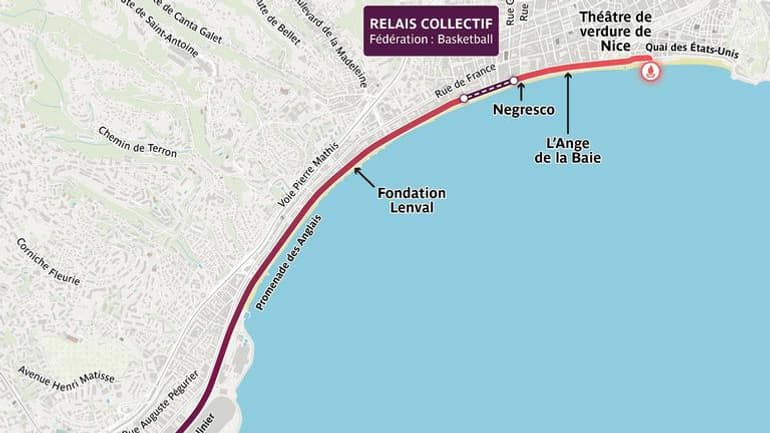 Le passage de la flamme olympique à Nice. Le passage de la flamme olympique à Nice.