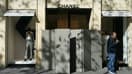 Le magasin Chanel cambriolé dans la nuit de mercredi à jeudi, à Paris le 2 octobre 2025