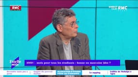 1000€ pour tous les étudiants : "Une idée populiste et inefficace" pour Thierry Moreau