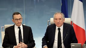 Bruno Retailleau er François Bayrou à Paris le 14 décembre 2024