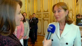 Ségolène Royal, dans son ministère, le 17 mai 2017, en direct sur BFMTV