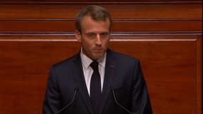 Emmanuel Macron s'est exprimé devant le Congrès, réuni à Versailles.
