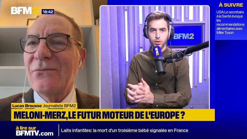 Selon Patrick Martin-Genier, expert en géostratégie, les relations entre Emmanuel Macron et Giorgia Meloni ne sont pas au beau fixe