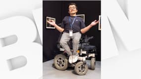 Cliff Chan, photographe lillois victime d'un vol de fauteuil roulant