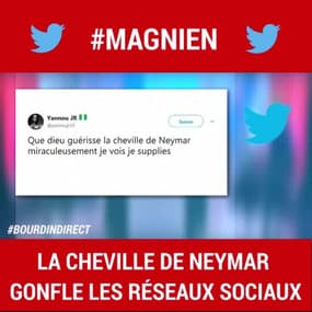 La cheville de Neymar gonfle les réseaux sociaux 