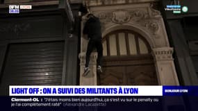 Lyon: les militants de "Light off" luttent contre la pollution lumineuse