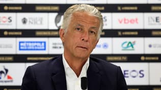 Jean-Pierre Rivère en conférence de presse avec l'OGC Nice - le 28/06/2024