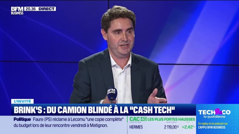 Brice Guiochon (Brink's France) : La transformation technologique des transporteurs de fonds - 29/09