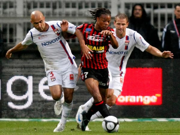 Loïc Rémy, attaquant international de l'OGC Nice