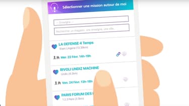 Les hôtesses de vente peuvent sélectionner les missions en fonction de leur éloignement.