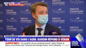 Troyes: François Baroin "demande à l'État d'accélérer" la vaccination