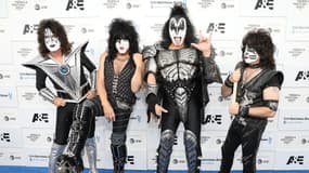 Le groupe Kiss en juin 2021 au festival de Tribeca