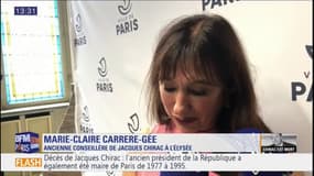 Mort de Jacques Chirac - "Je suis bouleversée": l'émotion de Marie-Claire Carrère-Gée, ancienne conseillère de Jacques Chirac à l'Élysée