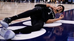 Victor Wembanyama lors d'un match de NBA entre San Antonio et Denver - le 03/01/2025