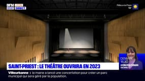 Saint-Priest: le théâtre toujours en travaux, la réouverture prévue en 2023