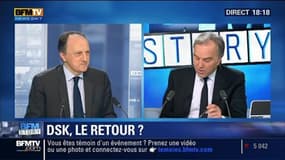 Sondage Elabe-BFMTV: 38% des Français souhaitent le retour de Dominique Strauss-Kahn sur la scène politique