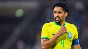 Marquinhos lors de Brésil-Ghana au Havre.
