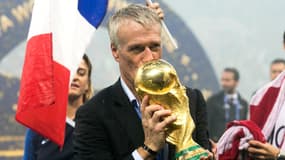 Didier Deschamps lors de la finale de la Coupe du monde 2018.