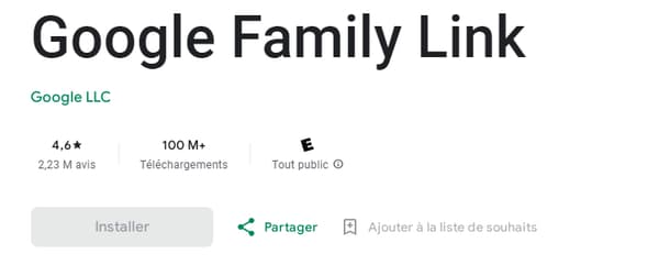 L'application Family Link, de Google L'application Family Link, de Google