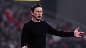 Roger Schmidt, en demi-finale de la Coupe du Portugal, face au Sporting, le 2 avril 2024 au Stade de la Luz.