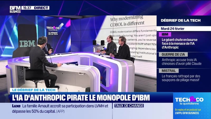 L'IA d'Anthropic pirate le monopole d'IBM - 24/02