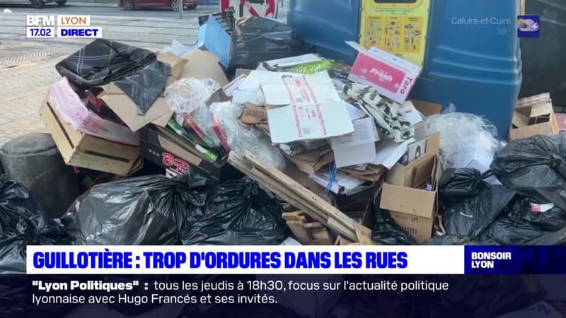 Regarder la vidéo Lyon: trop de déchets dans les rues de la Guillotière