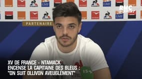 XV de France-Ntamack encense son capitaine: "On suit Ollivon aveuglément" 