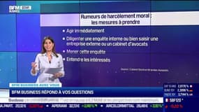 BFM Business avec vous : Les mesures à prendre en cas de rumeurs de harcèlement moral - 06/01