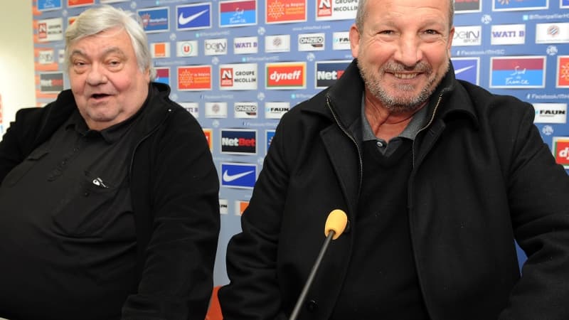 Louis Nicollin et Rolland Courbis