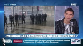Fabien Jobard, directeur de recherches au CNRS: "On a vu les usages et les blessés augmenter, notamment ceux qui perdaient un oeil."