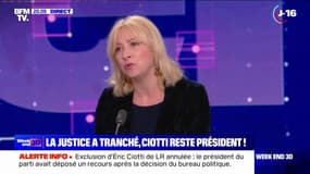 Florence Portelli sur l'invalidation de l'exclusion d'Éric Ciotti: "Nous allons contester la décision qui a été rendue"