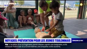 Toulon: des enfants sensibilisés aux risques de noyade lors d'ateliers