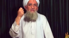 Image extraite d'une vidéo diffusée en septembre 2012 montrant le numéro un d'Al-Qaïda, Ayman al-Zawahiri, 