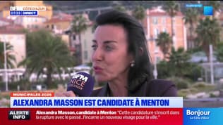 Exclu BFM Nice Côte d'Azur : Alexandra Masson est candidate à la mairie de Menton