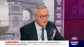 Bruno Le Maire: "Le couvre-feu est un drame pour les restaurateurs, on en a conscience."