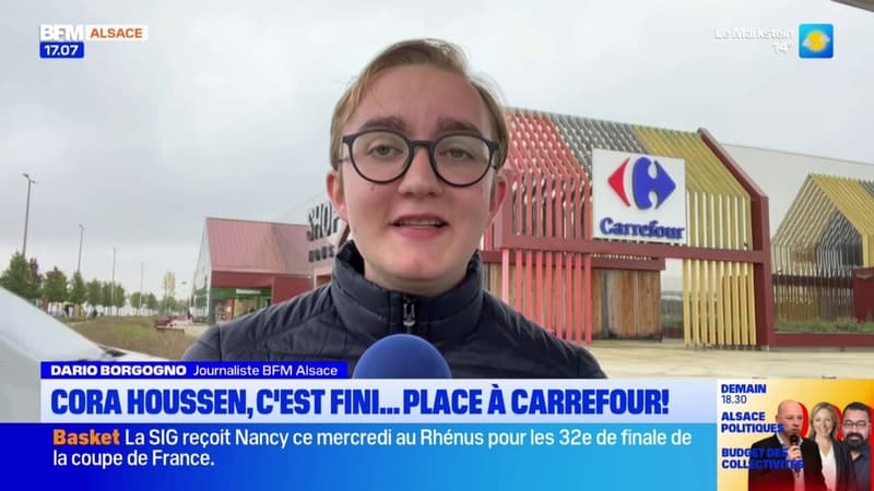 Houssen: le magasin Cora change d'enseigne, racheté par Carrefour