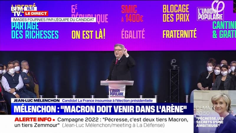 Jean-Luc Mélenchon : "Il faut s'arrêter de travailler à 60 ans si on veut vivre plus vieux, il faut réduire le temps de travail"