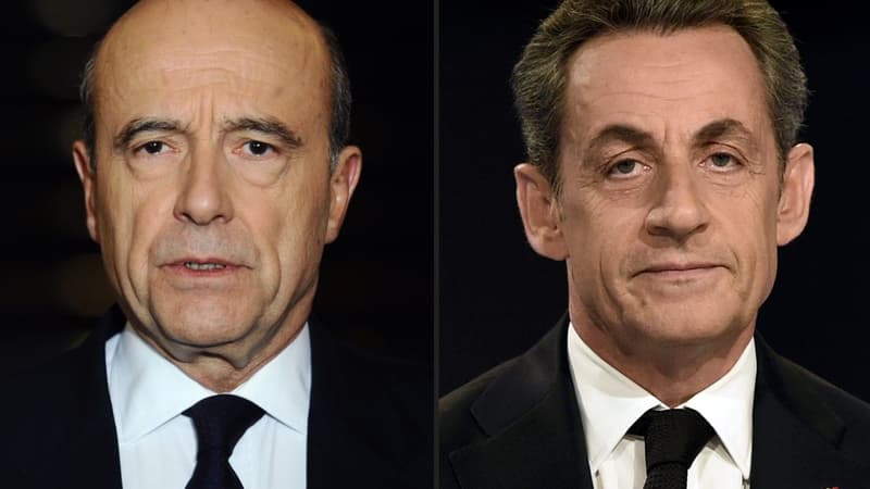 Alain Juppé et Nicolas Sarkozy divergent sur les baisses d'impôts